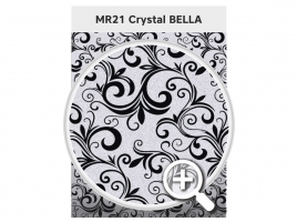 Зеркало MIRACLE 21 Crystal BELLA серебро - купемаркет.рф